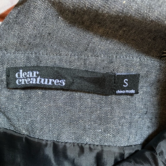 Dear Creatures Gray Flared Dress - Picture 5 of 7